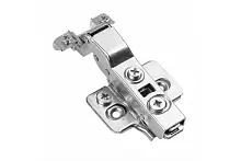 Петля SILENTO PRO ZP-SLCARALU08-3DBEO полунакладная для алюминиевых рамок без пружины с клипом, с ответной планкой H-0, с эксцентриковой регулировкой, без еврошурупа — купить оптом и в розницу в интернет магазине GTV-Meridian.
